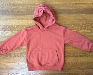 Marks & Spencer Orange Hooded Sweatshirt Size 6-7